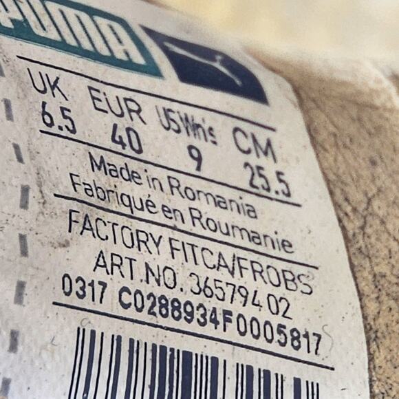 Puma X Fenty by Rihanna Women’s Size 9 Leather Bow Front Creeper Sandals - Picture 5 of 6